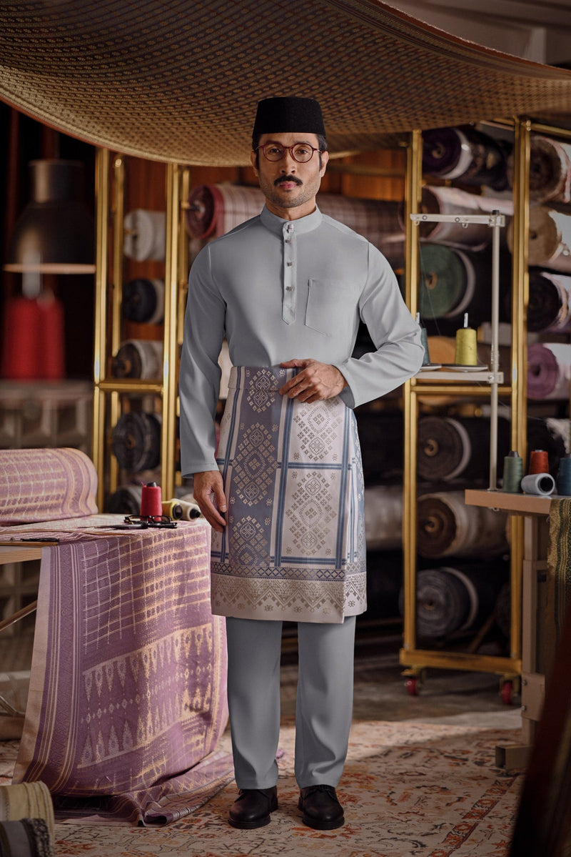 Bendahara Bespoke Fit Baju Melayu Cekak Musang - Flint Stone