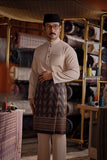 Bendahara Bespoke Fit Baju Melayu Cekak Musang - Sand Dollar