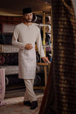 Bendahara Smart Fit Baju Melayu Teluk Belanga - Whisper White