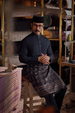 Bendahara Bespoke Fit Baju Melayu Cekak Musang - Dark Navy
