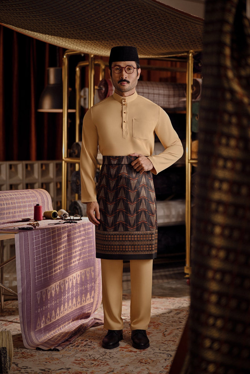 Bendahara Bespoke Fit Baju Melayu Cekak Musang - Raffia