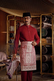 Bendahara Bespoke Fit Baju Melayu Cekak Musang - Rumba Red