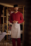 Bendahara Smart Fit Baju Melayu Teluk Belanga - Rumba Red