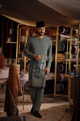 Bendahara Smart Fit Baju Melayu Teluk Belanga - Stormy Sea