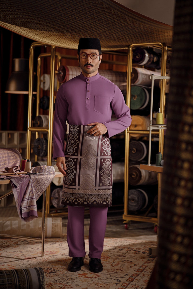 Bendahara Bespoke Fit Baju Melayu Cekak Musang - Grapeade