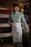 Bendahara Bespoke Fit Baju Melayu Cekak Musang - Dusty Turquoise