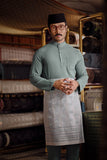 Bendahara Bespoke Fit Baju Melayu Cekak Musang - Dusty Turquoise