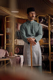 Bendahara Bespoke Fit Baju Melayu Cekak Musang - Dusty Turquoise