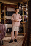 Bendahara Smart Fit Kids Baju Melayu Teluk Belanga - Fog Blush