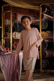 Bendahara Smart Fit Kids Baju Melayu Teluk Belanga - Fog Blush