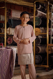 Bendahara Smart Fit Kids Baju Melayu Teluk Belanga - Fog Blush