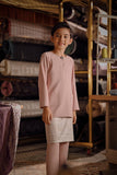 Bendahara Smart Fit Kids Baju Melayu Teluk Belanga - Fog Blush