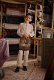 Bendahara Bespoke Fit Kids Baju Melayu Cekak Musang - Sand Dollar