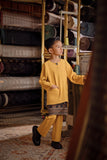 Bendahara Smart Fit Kids Baju Melayu Teluk Belanga - Honey Gold
