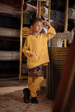 Bendahara Smart Fit Kids Baju Melayu Teluk Belanga - Honey Gold