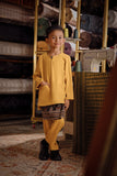 Bendahara Smart Fit Kids Baju Melayu Teluk Belanga - Honey Gold