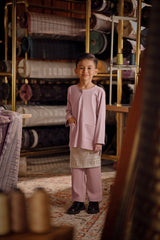 Bendahara Smart Fit Kids Baju Melayu Teluk Belanga - Pale Lilac
