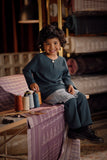 Bendahara Smart Fit Kids Baju Melayu Teluk Belanga - Deep Teal