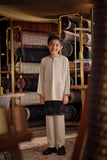 Bendahara Smart Fit Kids Baju Melayu Teluk Belanga - Whisper White