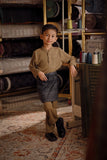 Bendahara Bespoke Fit Kids Baju Melayu Cekak Musang - Teak