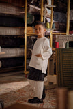 Bendahara Smart Fit Kids Baju Melayu Teluk Belanga - Off White