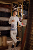 Bendahara Bespoke Fit Kids Baju Melayu Cekak Musang - Off White