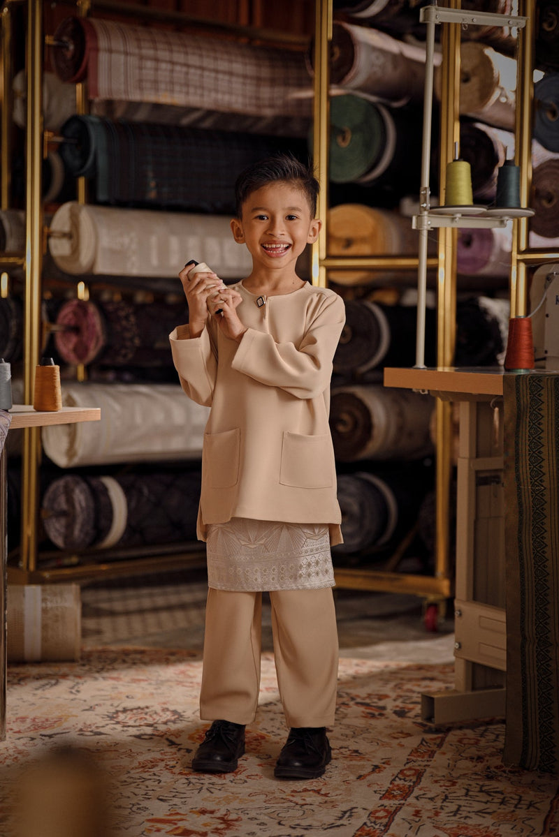 Bendahara Smart Fit Kids Baju Melayu Teluk Belanga - Moonlight