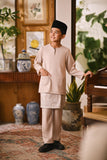 Arjuna Smart Fit Kids Baju Melayu Teluk Belanga - Light Champagne