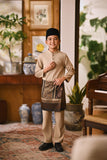Arjuna Bespoke Fit Kids Baju Melayu Cekak Musang - British Khaki