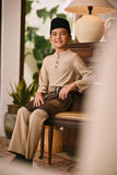 Arjuna Bespoke Fit Kids Baju Melayu Cekak Musang - British Khaki