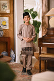 Arjuna Smart Fit Kids Baju Melayu Teluk Belanga - Mocha
