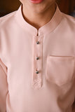 Arjuna Bespoke Fit Kids Baju Melayu Cekak Musang - Rosewater