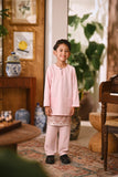 Arjuna Smart Fit Kids Baju Melayu Teluk Belanga - Baby pink
