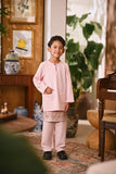 Arjuna Smart Fit Kids Baju Melayu Teluk Belanga - Baby pink