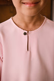Arjuna Smart Fit Kids Baju Melayu Teluk Belanga - Baby pink