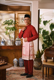 Arjuna Bespoke Fit Baju Melayu Cekak Musang - Maroon
