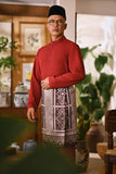 Arjuna Bespoke Fit Baju Melayu Cekak Musang - Maroon