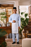 Arjuna Bespoke Fit Baju Melayu Cekak Musang - Powder Blue