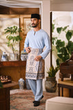 Arjuna Smart Fit Baju Melayu Teluk Belanga - Powder Blue