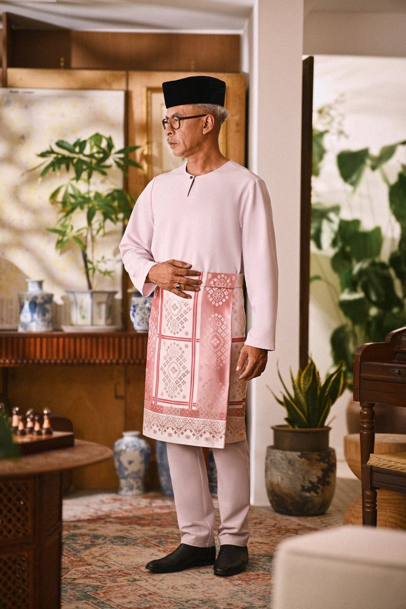 Arjuna Smart Fit Baju Melayu Teluk Belanga - Light lavender