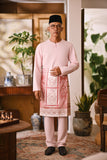 Arjuna Smart Fit Baju Melayu Teluk Belanga - Baby pink