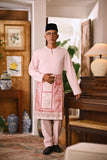 Arjuna Smart Fit Baju Melayu Teluk Belanga - Baby pink
