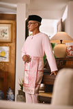 Arjuna Smart Fit Baju Melayu Teluk Belanga - Baby pink