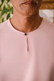 Arjuna Smart Fit Baju Melayu Teluk Belanga - Baby pink