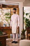 Arjuna Bespoke Fit Baju Melayu Cekak Musang - Light lavender