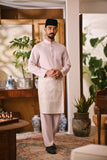 Arjuna Bespoke Fit Baju Melayu Cekak Musang - Light lavender