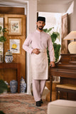 Arjuna Bespoke Fit Baju Melayu Cekak Musang - Light lavender