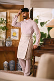 Arjuna Bespoke Fit Baju Melayu Cekak Musang - Light lavender