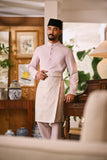 Arjuna Bespoke Fit Baju Melayu Cekak Musang - Light lavender
