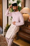 Arjuna Bespoke Fit Baju Melayu Cekak Musang - Light lavender